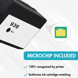 Compatible HP 936 Ink Cartridge Combo Pack - With Chip - Standard Yield