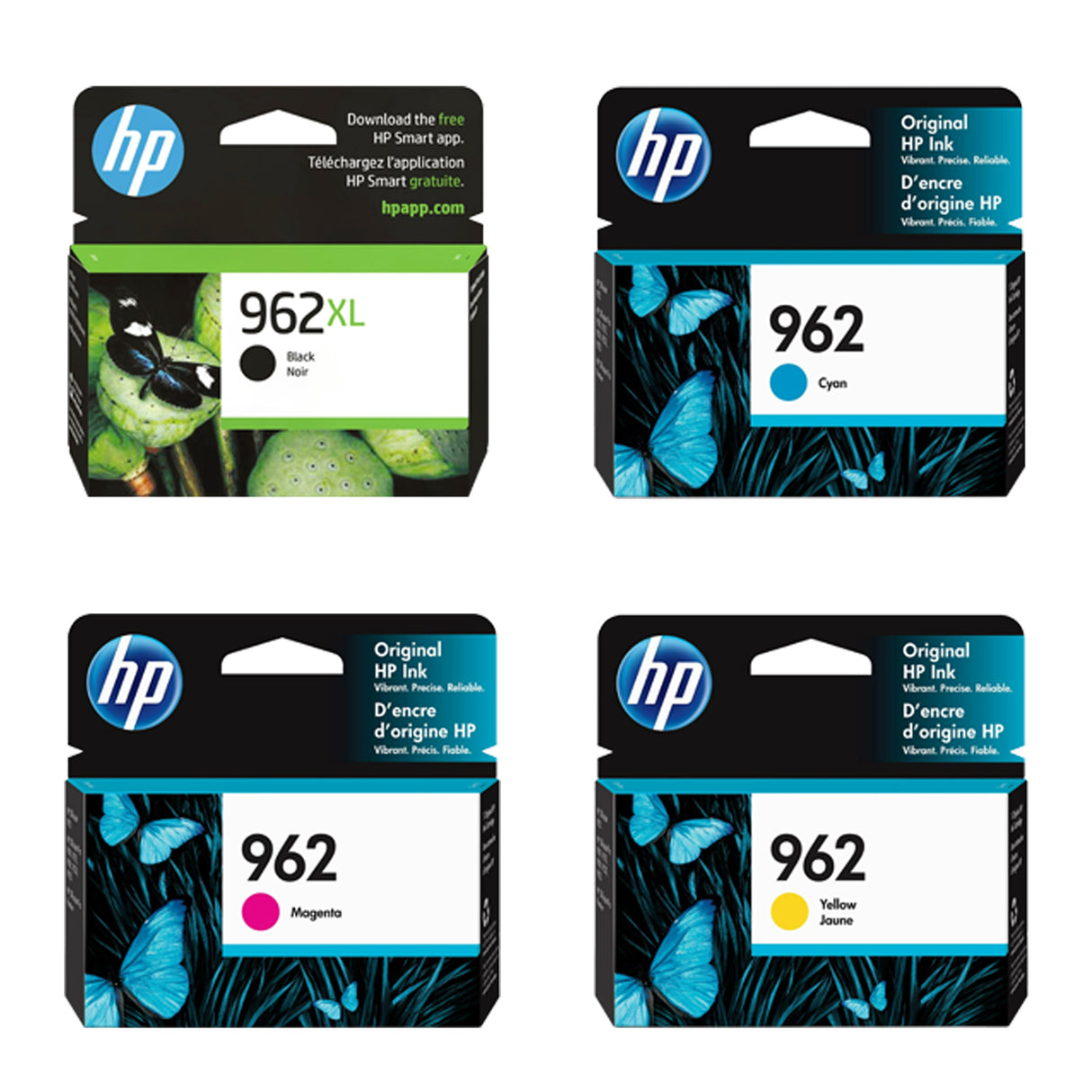 Original HP 962 Ink Cartridge Combo Pack of 4 - Standard Yield