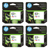 Original HP 63XL Tri-Color Ink Cartridge - High Yield - F6U63AN