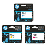 Original HP 902 Color Ink Cartridges - Cyan/Magenta/Yellow - Standard Yield