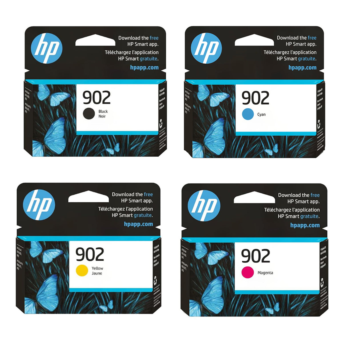 Original HP 902 Ink Cartridges – Standard Yield