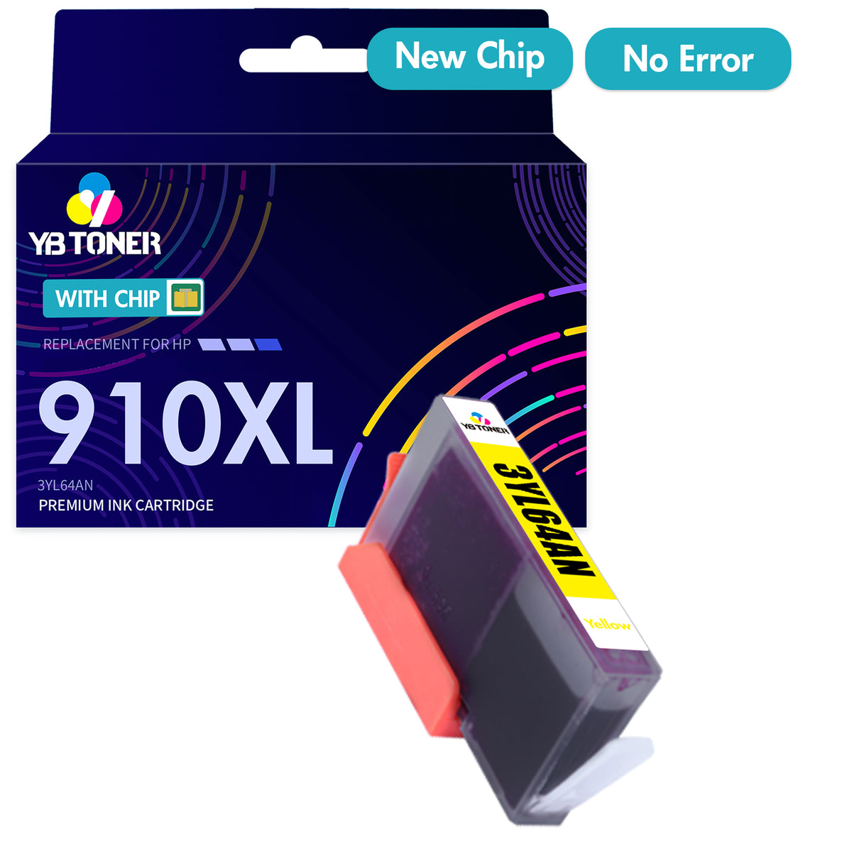Compatible HP 910XL Yellow Ink Cartridge - 3YL64AN