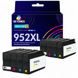 Compatible HP 952XL Ink Cartridges Combo Pack - With Upgraded Chip - Firmware Safe
