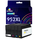 Compatible HP 952XL Ink Cartridges Combo Pack - With Upgraded Chip - Firmware Safe