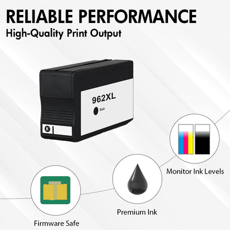 Firmware Safe HP 962XL Ink Cartridge