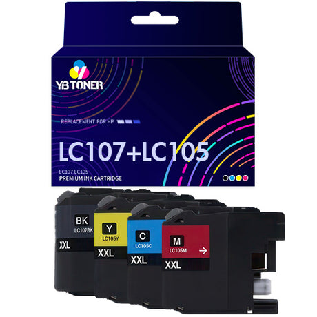 Brother LC17/15 ink cartridges 4-pack