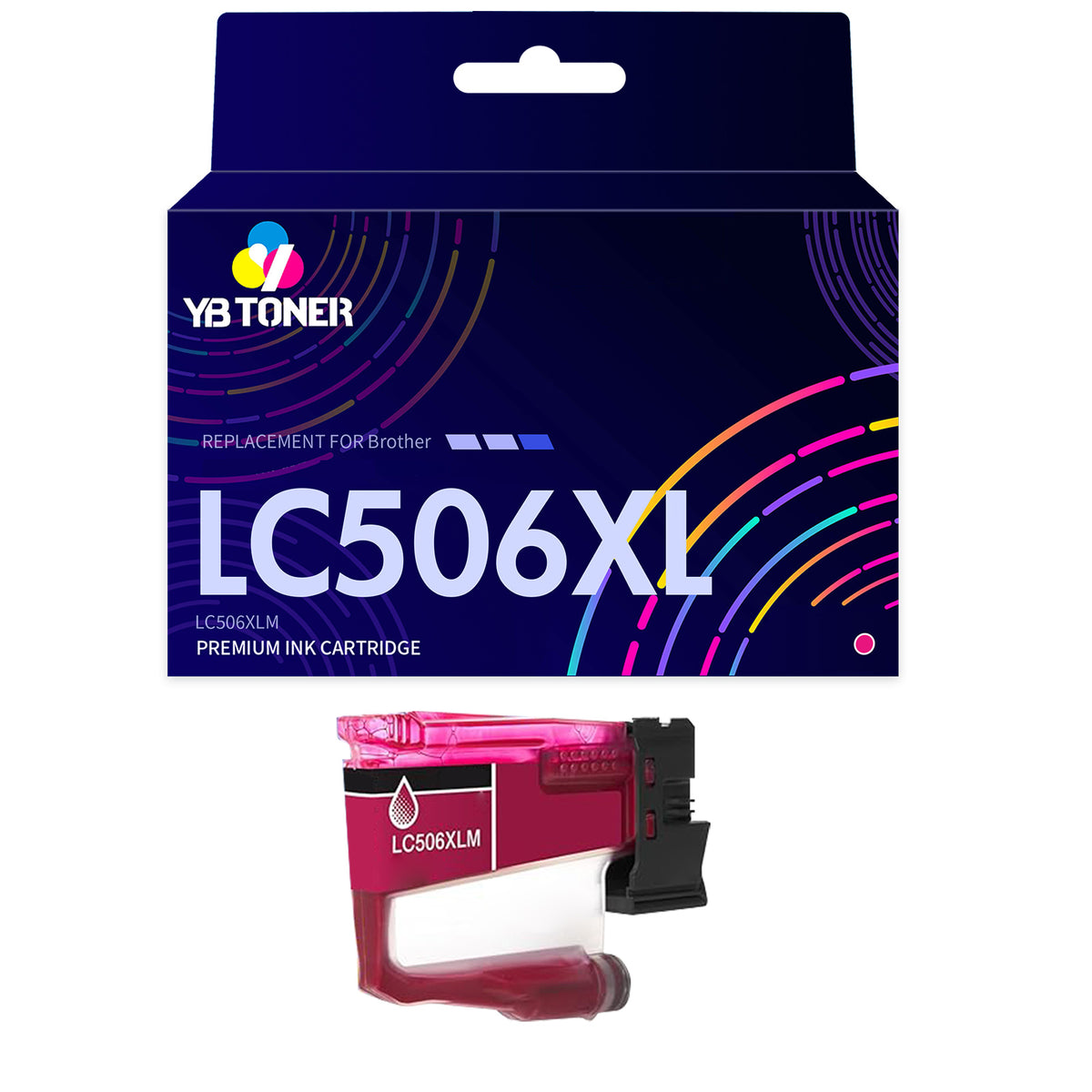 Compatible Brother LC506XL Magenta Ink Cartridge - High Yield - LC506XLM