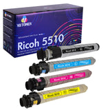 Compatible Ricoh IM C5510 Toner Cartridges 4-Pack