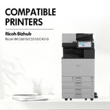 Compatible Ricoh IM C5510 Toner Cartridges 4-Pack