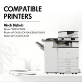 Compatible Ricoh MP C6003 Toner Cartridges 4-Pack for C4503/5503/6003