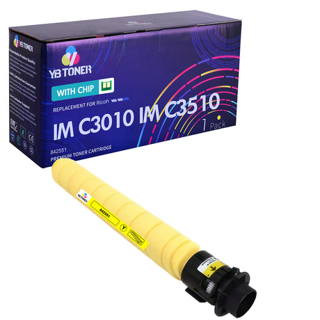 Ricoh IM C3010 C3510 Yellow Toner Cartridge 842551