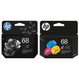Original HP 68 Ink Cartridges Replace HP Ink 68 68e - Works Envy 6152e, 6155e, 6552e, 6555e, 6558e