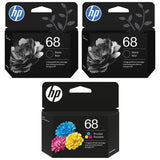 Original HP 68 Ink Cartridges Replace HP Ink 68 68e - Works Envy 6152e, 6155e, 6552e, 6555e, 6558e