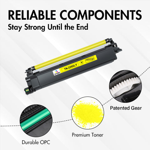 Compatible Brother TN229XL Yellow Toner Cartridge