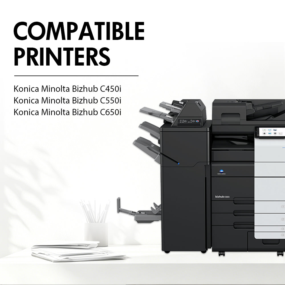 Compatible Konica Minolta TN626 Yellow Toner Cartridge for C450i C550i C650i
