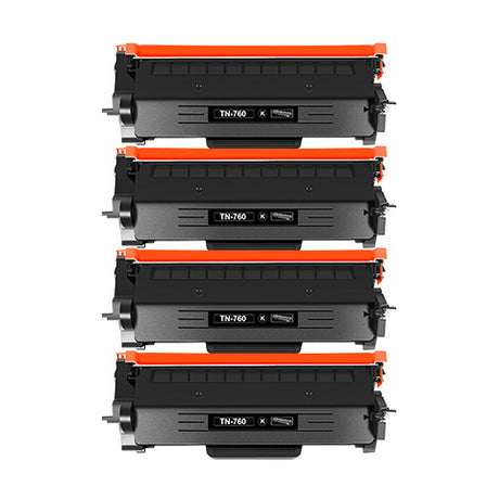 Brother TN76 Toner Cartridges 4-Pack