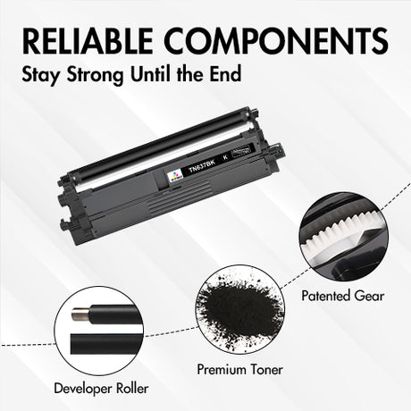 Brother TN637BK Toner Cartridge