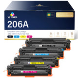 HP Color LaserJet Pro MFP M283fdw Toner Cartridges – Compatible HP 206A 206X Toner