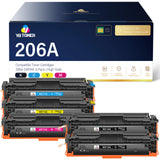 HP Color LaserJet Pro MFP M283fdw Toner Cartridges – Compatible HP 206A 206X Toner