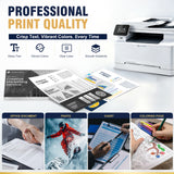 Compatible HP 206X Toner Set (With Chip) High-Yield Capacity | Displays Toner Levels