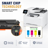 Compatible HP 206X Toner Set (With Chip) High-Yield Capacity | Displays Toner Levels