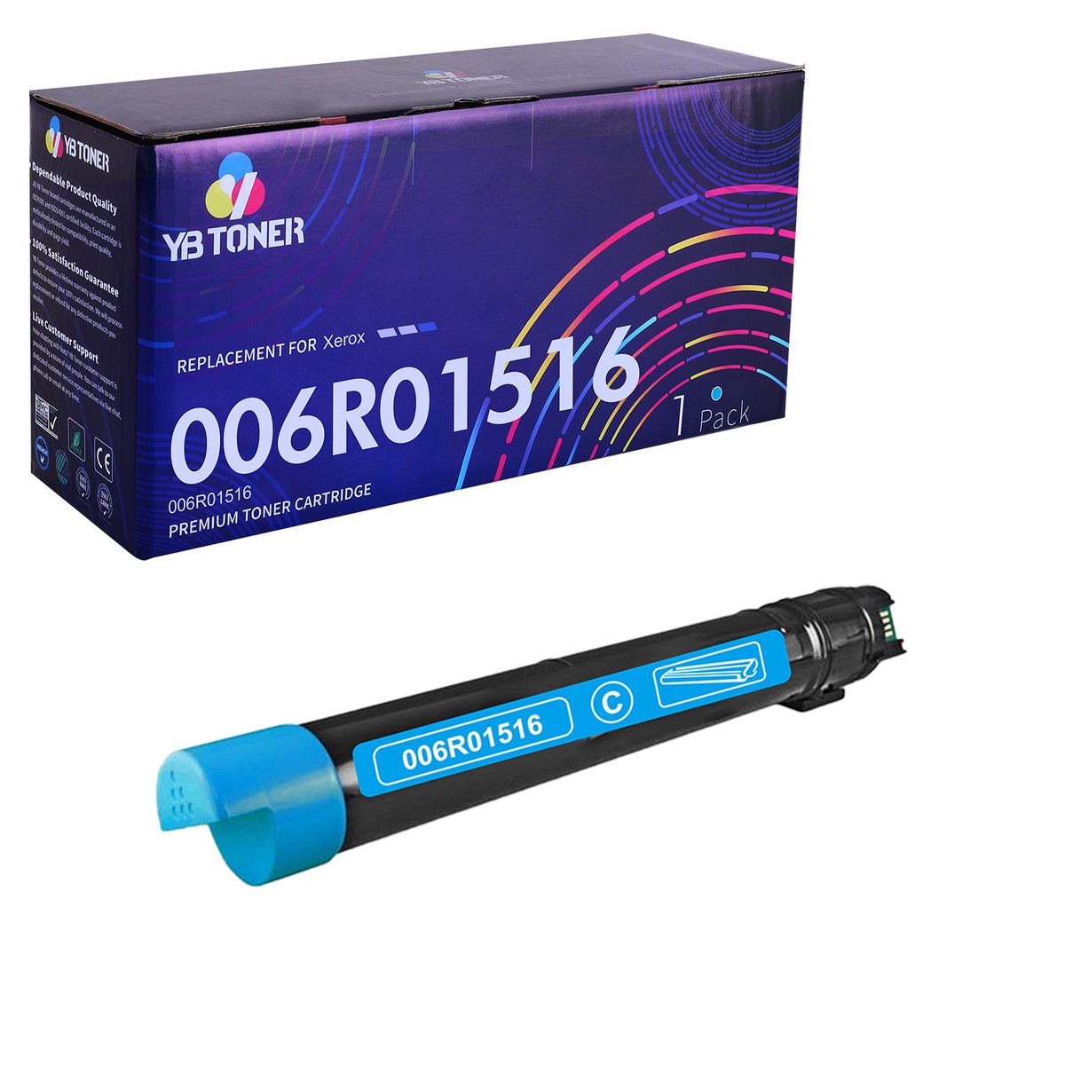 Compatible Xerox 006R01516 Cyan Toner Cartridge