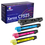 Compatible Xerox 7525 Toner Cartridges 4-Pack for 7845/7830