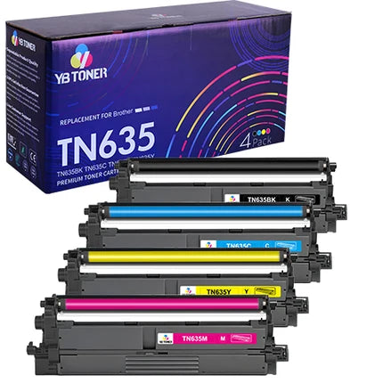 Brother MFC-L8730CDW TN635 toner cartridges 4PK
