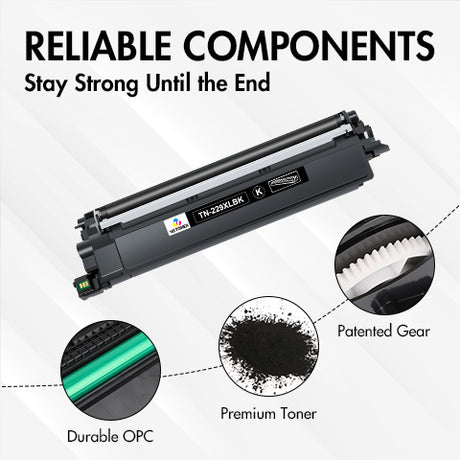 Brother TN229XL toner reliable components