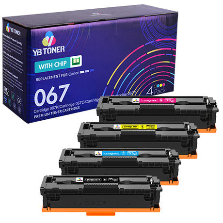Compatible Canon 067 toner cartridge 4-pack for Canon Color imageCLASS MF656Cdw