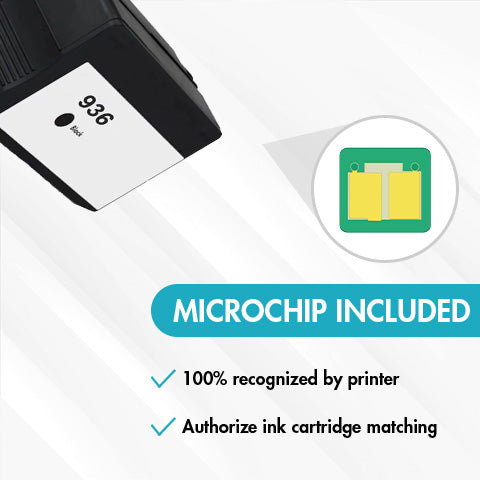 HP 936 ink cartridge with smart chip