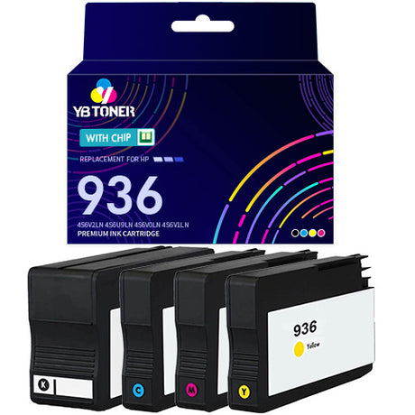 HP OfficeJet Pro 9730e HP 936 standard-yield ink cartridges 4-pack