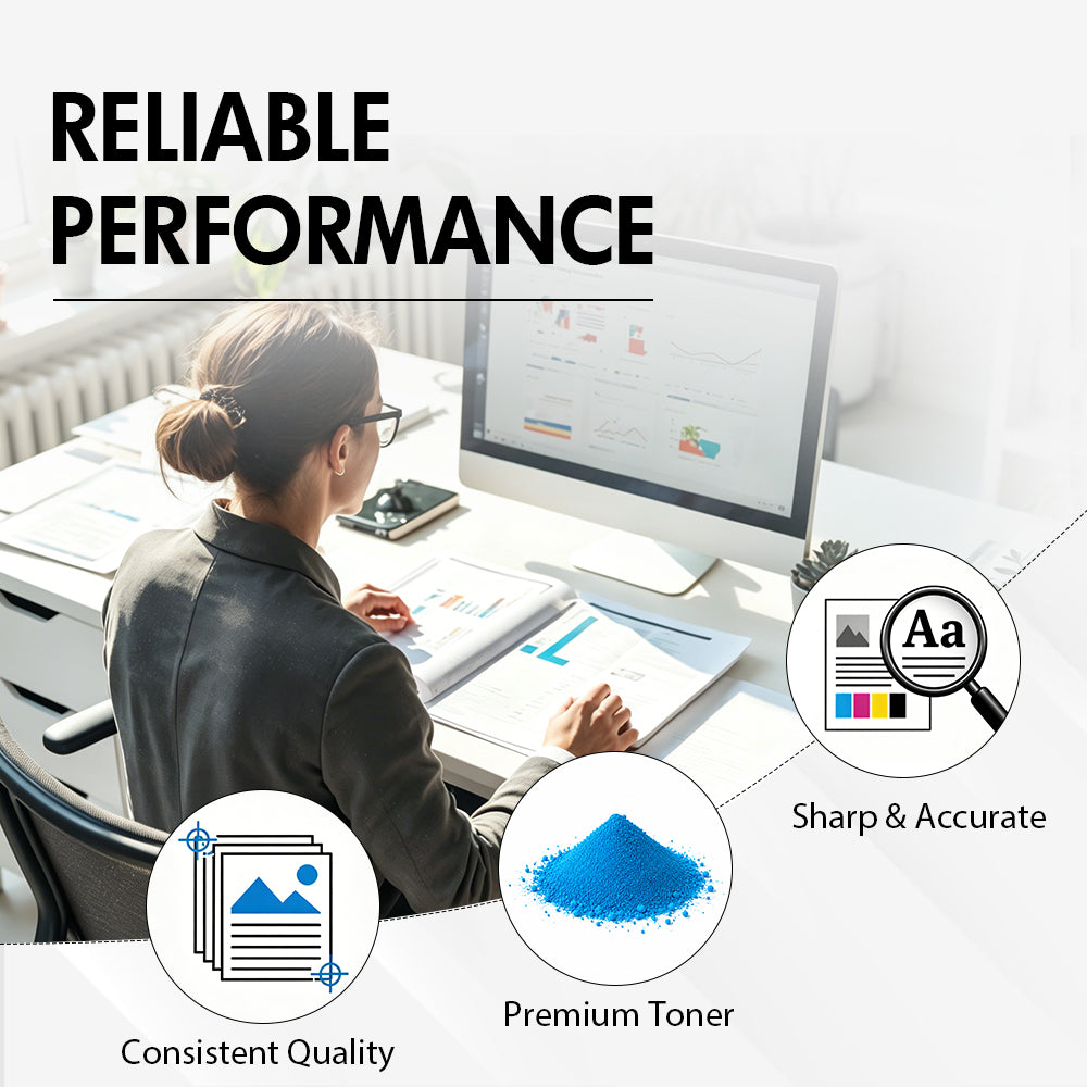 Compatible Canon GPR-55 Cyan Toner Cartridge, 0482C003