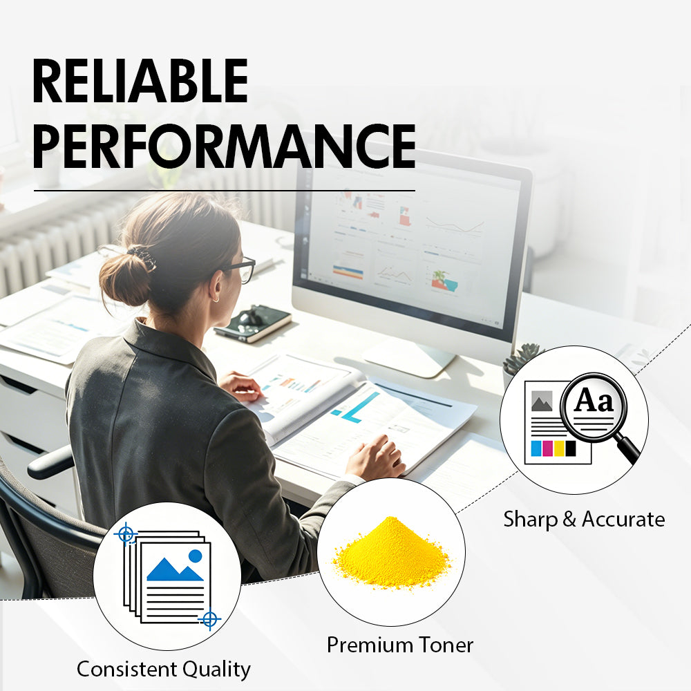 Compatible Canon GPR-55 Yellow Toner Cartridge, 0484C003