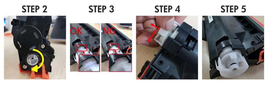 how to reset brother printer toner