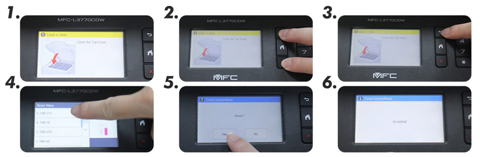 Brother Printer Replace Toner Override