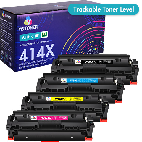HP 414X toner with chip