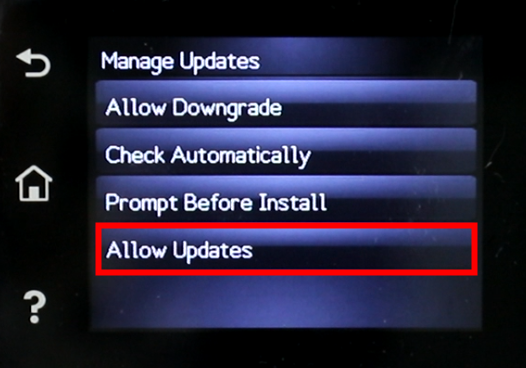 Disable HP Printer Firmware Update Step 10