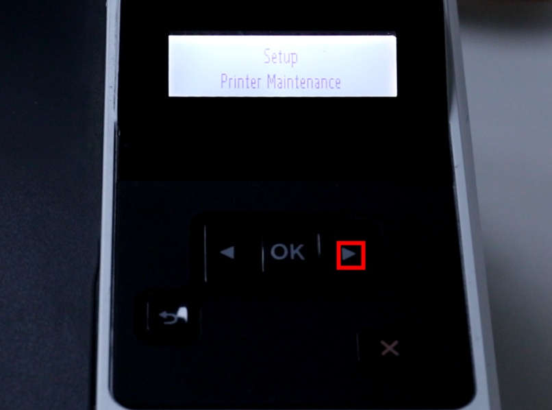 Disable Firmware UPdate for HP Monochrome Laser Printers without Touch Screen Step 4