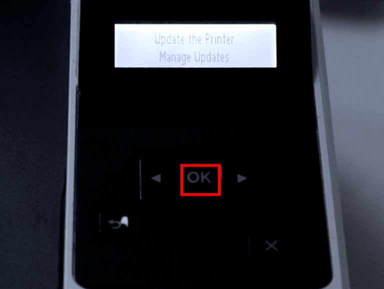 How to disable hp printer firmware update