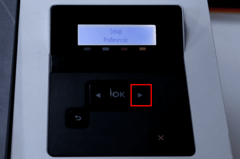 Disable Firmware UPdate for HP Color Laser Printers without Touch Screen Step 4