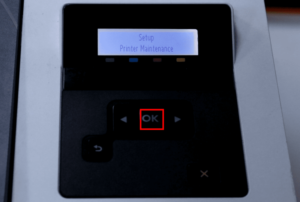 Disable Firmware UPdate for HP Color Laser Printers without Touch Screen Step 5