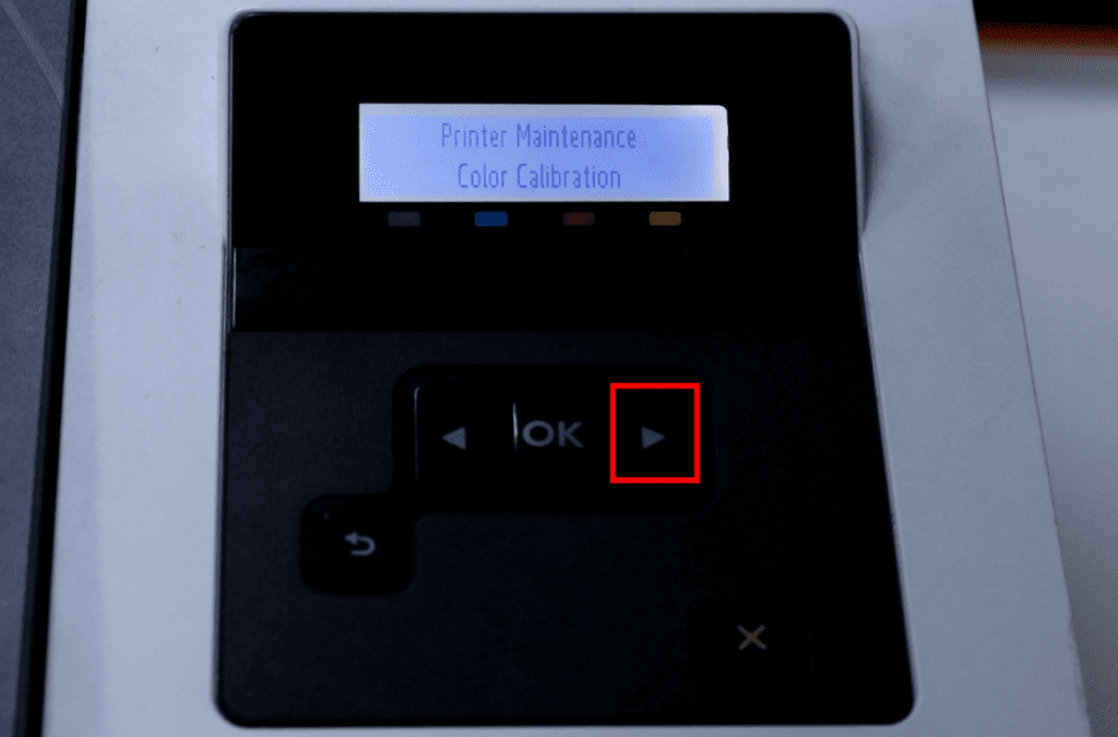 Disable Firmware UPdate for HP Color Laser Printers without Touch Screen Step 6