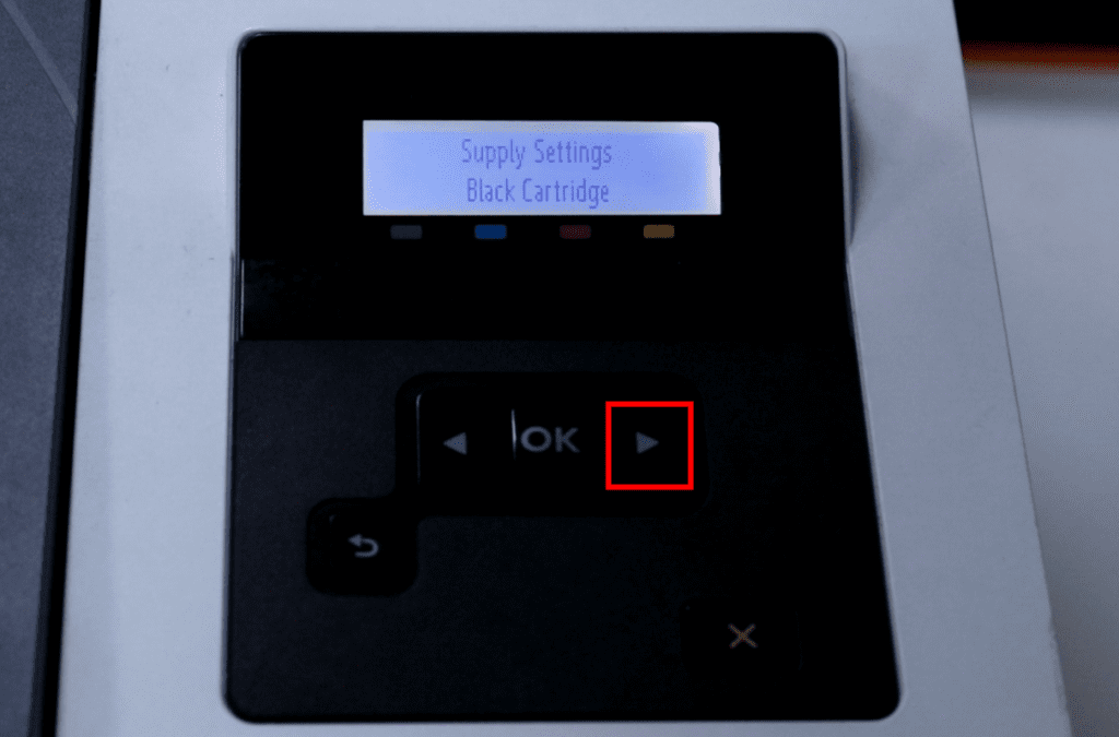 Disable Firmware UPdate for HP Color Laser Printers without Touch Screen Step 6