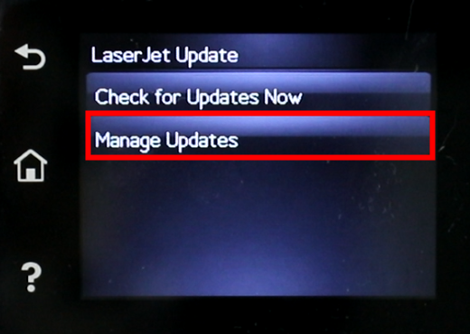 Disable HP Printer Firmware Update Step 5
