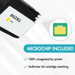 HP 952XL yellow ink cartridge with chip