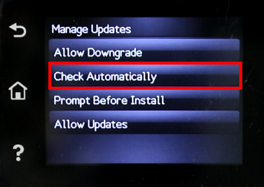 Disable HP Printer Firmware Update Step 6