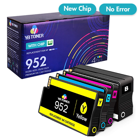 HP 952 Ink Cartridges 4-Pack Replacements