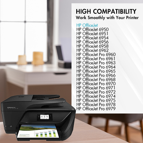 HP 902 ink cartrtidge's compatible printer
