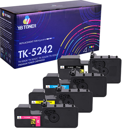Kyocera TK-5242 4-pack toner kits set